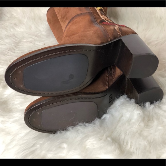 Frye Nova Flower Tall Suede Boot **BLACK FRIDAY** - Picture 8 of 8